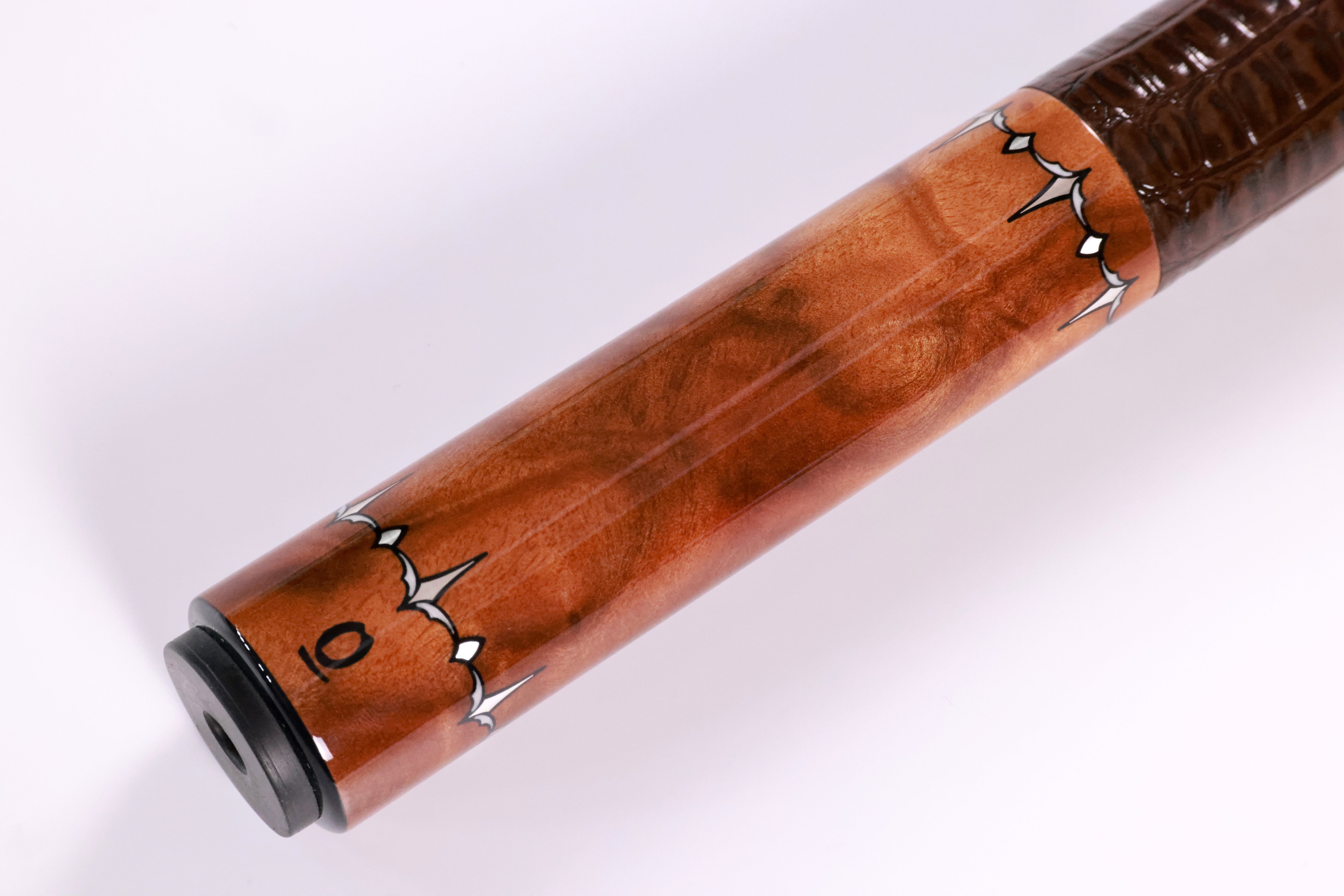 Arthur - Fancy 6-ptr Ebony/Camphor Burl