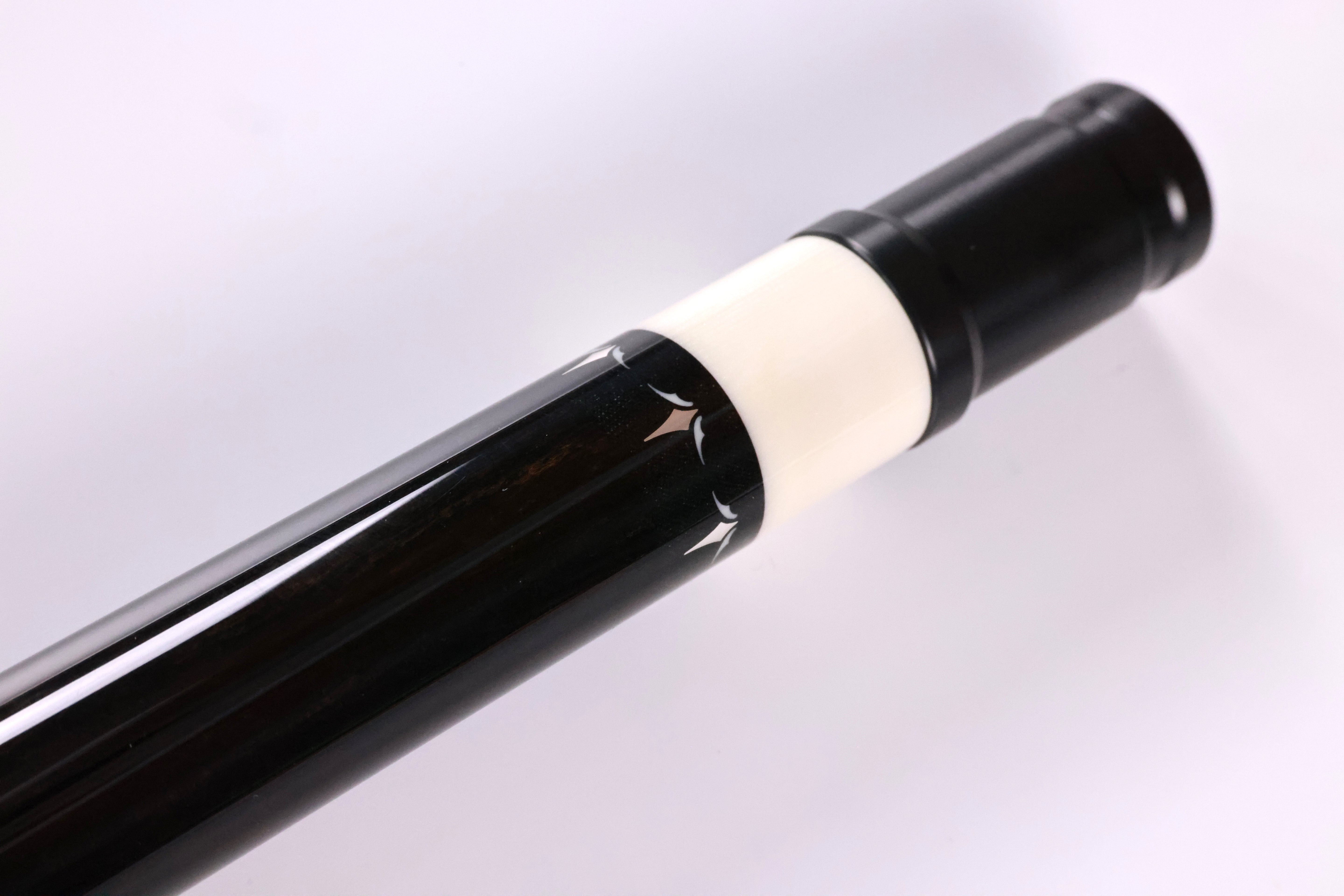 Arthur - Fancy 6-ptr Ebony/Camphor Burl