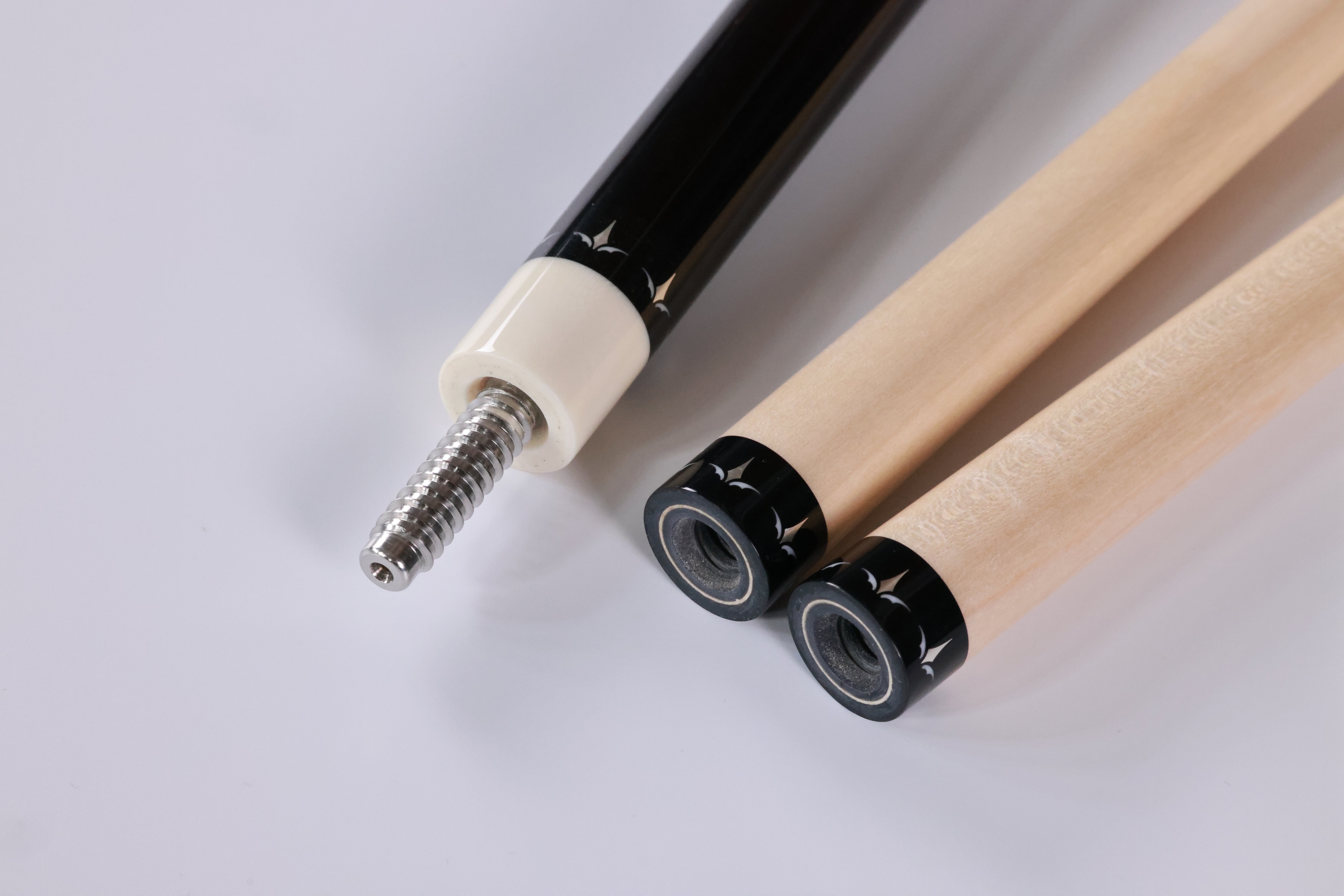Arthur - Fancy 6-ptr Ebony/Camphor Burl